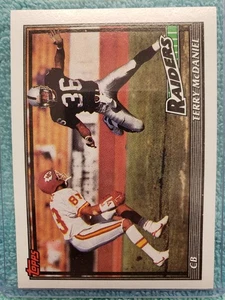 Topps Eddie Anderson #93 1991 Los Angeles Raiders - Imagen 1 de 4