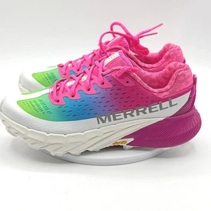 Merrell Agility Peak 5 Trailrunningschuhe Größe 6 Damen pink/regenbogenfarben J500562 neu im Karton - Bild 1 von 10
