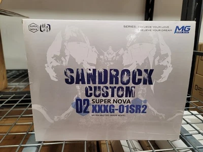 SuperNova Sandrock Custom MG 1/100 XXXG-01SR2 Blue And White, In USA - Image 1 of 4