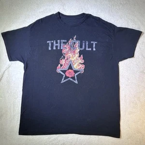 Vintage 1999 The Cult T-shirt Cult Rising Band Tour Promo Winterland Sz M - Picture 1 of 6