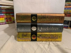 Lot 3 Baroque Cycle 1-3 Quicksilver Neal Stephenson Hardcover - Picture 1 of 3