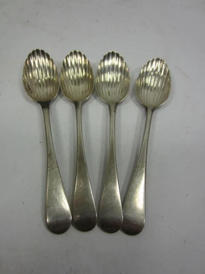 4 Antique Circa 1800 Sterling Silver Spoons-Eley, Fearn & Chawner -London - Image 1 of 4