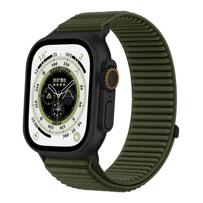 Correa deportiva de tela para pulsera de nailon para Apple Watch 40 mm 41 42 44 45 46 correa de 49 mm Foto 1 de 4