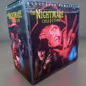 Nightmare Elm Street Collection VHS 7 Tape Box Set 1999 Vtg Freddy Dream New Wes - Picture 1 of 7