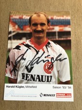 Harald Kügler, Germany 🇩🇪 Rot-Weiss Essen  1993/94 hand signed