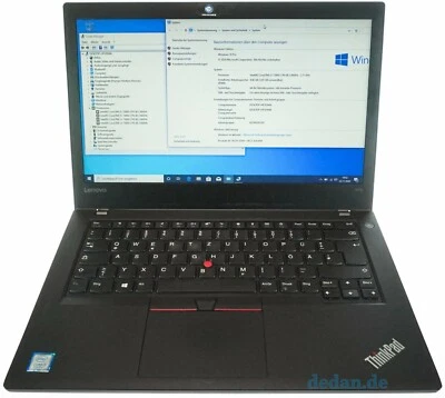 LENOVO ThinkPad T470 i5 2,71 GHz 256 GB SSD 4 GB RAM Win 10. - Bild 1 von 4