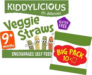 Kiddylicious Veggie Straws Box - Delicious Snacks for Kids - Suitable for 9+ Mon - Picture 1 of 8