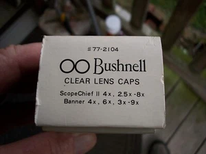 Bushnell Clear Lens Caps ScopeChief II 4x 2.5-8 Banner 4x 6x & 3-9x38 - Picture 1 of 1
