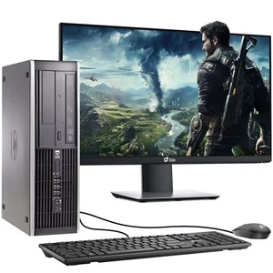 HP Gaming PC Computer Intel i5 3rd 16GB 2TB RX 550 22" LED Wifi Windows 10 Home - Picture 1 of 12