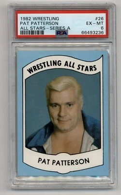 1982 PWE Wrestling All-Stars Series A #26 Pat Patterson PSA 6 Excellent Mint - Image 1 of 2