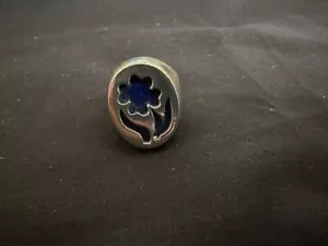 Anello donna in argento con fiori - misura 5 approssimativa - vedi foto - Foto 1 di 4