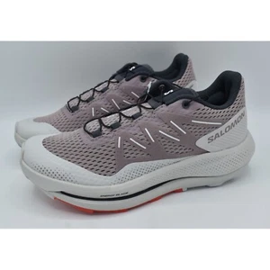 Salomon Womens Size 7 Pulsar Quail Lunar Rock Poppy Red Trail Running Shoes - Picture 1 of 11