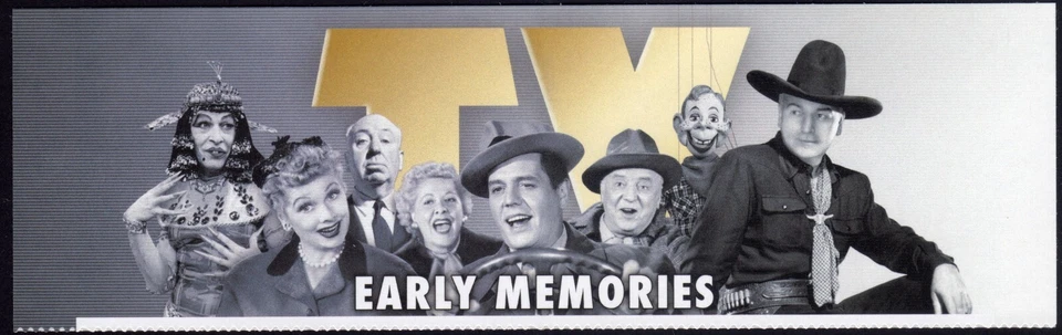 Scott #4414 Early TV Memories Title Block - No Stamps - Image 1 of 1