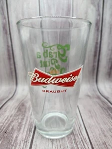 Irish St. Patricks Day Budweiser Beer Pint “Grab A Pint O’Gold” 16 oz Glass - Picture 1 of 2