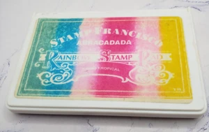 Permanent Purple Ink Pad for Stamping Vintage Abracadada Jumbo Tropical - Picture 1 of 4