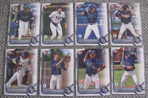 TAMPA BAY RAYS 8-CARD LOT 2022 Bowman Draft 1st Edition VASQUEZ/MEAD/WILLIAMS... - Bild 1 von 2
