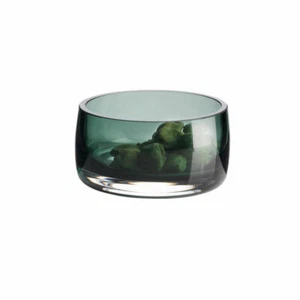 ASA Selection Bol Ajana, bol décoratif, bol, verre, vert, 10 cm, 88241009 - Photo 1/2