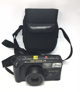 SAMSUNG Vintage AF-ZOOM 700 35mm Roll Film Point & Shoot Camera With User Manual - Picture 1 of 10