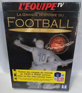La Grande Histoire Du Football 1930-2002 5 DVD Set (2006, PAL DVD9) Imprt SEALED - Foto 1 di 5