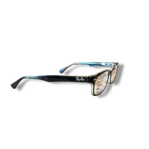 Ray-Ban Eyeglasses Frames RB51502034 Polished Black On Transparent Rectangle - Picture 1 of 9