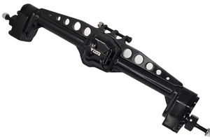 NHX RC Aluminum Portal Axle Set Rear w/ Gears -Black : Axial SCX10III - Picture 1 of 10