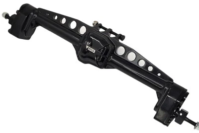 NHX RC Aluminum Portal Axle Set Rear w/ Gears -Black  : Axial SCX10III - Image 1 of 4