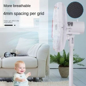 Kids Finger Guards Electric Fan Cover 16/18 Inch Universal Safety Mesh Net - Afbeelding 1 van 10