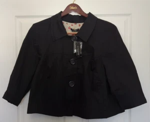 Sandro Women's Sportswear Black Jacket Top Size 1X Long Sleeve - Picture 1 of 24