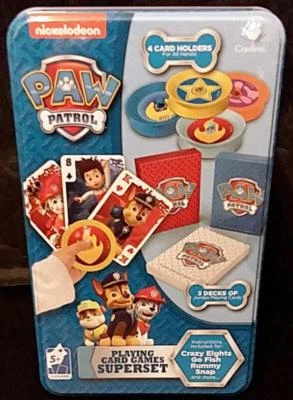 Juegos de cartas Paw Patrol Superset Crazy Eights Go Fish Rummy Snap Jumbo Cards  Foto 1 de 2