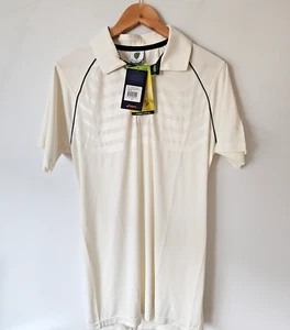 ASICS Cricket Australia CA19 Men's White Test Shirt Size M New With Tags - Picture 1 of 11