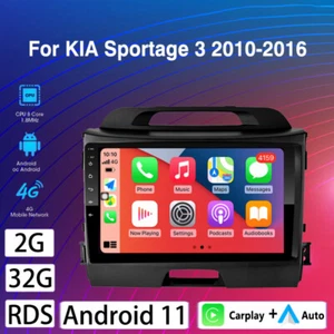 Carplay para KIA Sportage3 2010-2016 radio de coche estéreo GPS navegación WIFI Android 11 RDS - Imagen 1 de 12