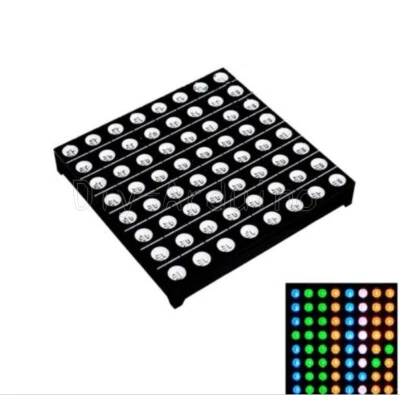 New 8x8 5mm RGB LED Matrix Modul 3 Farben für Arduino Rainbowduino Board - Bild 1 von 4