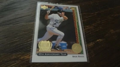 1998 UPPER DECK #X15 WADE BOGGS  BASEBALL CARD - Image 1 of 2