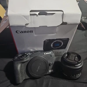 Canon M6 Mark II 2 Digital Camera w/EF-M 15-45mm Lens - Picture 1 of 3