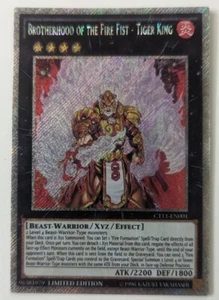 Brotherhood of the Fire Fist - Tiger King, CT11-EN001, Limited Edition Yu-Gi-Oh! - Picture 1 of 2