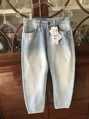 Jeans de mezclilla Escada Sport azul brillante corte suelto pierna recta 4 bolsillos 32 EUR Foto 1 de 4