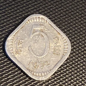 1972 Indien 5-Paise-Münze - Bild 1 von 2