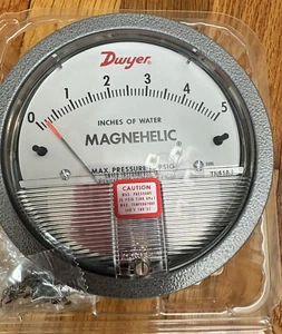 Dwyer 2005 Magnehelic Differenzdruckprüfer 15 PSIG W25W BH - Bild 1 von 6