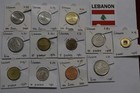 🧭 🇱🇧 Lebanon Old Coins Collection B66 #128