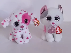 Peluche Ty Beanie Boos Valentine Beau and Milena BNWTs 2022 - Imagen 1 de 9
