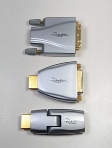 Rocketfish HDMI DVI M2F + F2M / M2F Swivel Adapter (3PC BUNDLE, GOOD WORKING) - Bild 1 von 7