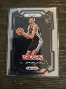 2023-24 Panini Prizm Monopoly Victor Wembanyama Prizm Rookie #81 Spurs RC NBA2 - Picture 1 of 2