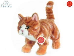 Teddy Hermann Ginger Striped Cat 90682 Plush Soft Toy Lincrafts UK Est.1993 - Picture 1 of 1