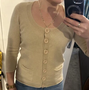 Marks And Spencer Autograph Weekend 100% Cashmere Cardigan/jumper - Picture 1 of 14