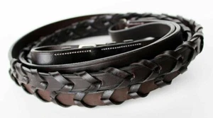 Padded Leather Show reins for bridle. - Picture 1 of 5