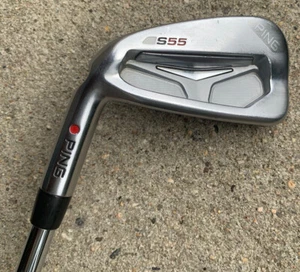 Ping S55 Red Dot 4-Iron Left-Handed CFS Steel Stiff Flex 38" - Picture 1 of 7