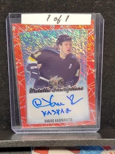 Leaf Metal Metallic Signatures DARIUS KASPARAITIS "Kaspa" Inscribed 1 of 1 ONE! - Bild 1 von 3