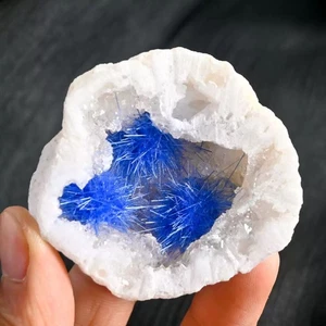 1 Stück Natürlicher Achat Geode Quarz Kristall Energie Mineral Probe Reiki Dekor - Bild 1 von 14