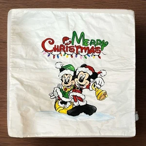 Thymo Disney Christmas Mickey Minnie Mouse Merry Christmas 18x18 Pillow Sham - Picture 1 of 6