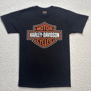 Vintage 2001 Harley Davidson Petersons Miami Florida Biker Grafik Logo Shirt Sm - Bild 1 von 10